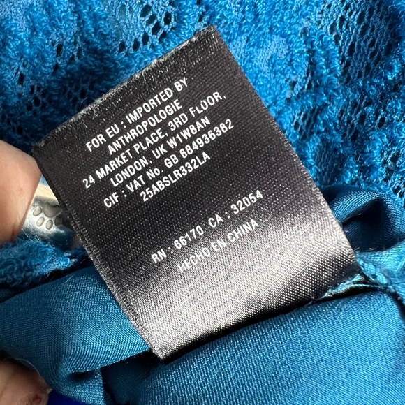 |•ANTHRPOLOGIE•| Moulinette Soeurs Lapis Laced Pencil Skirt - Picture 12 of 12